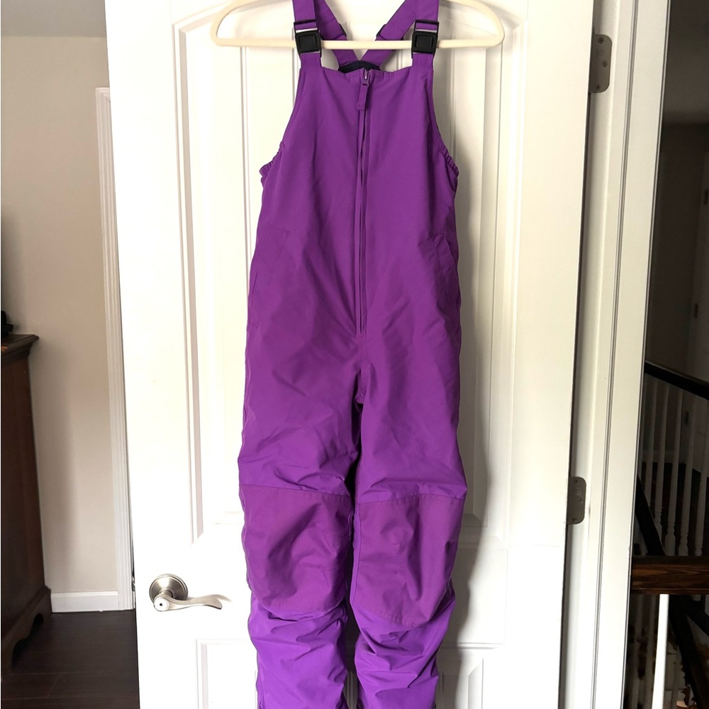 Lands' End Purple Squall Snow Bib Snowpants